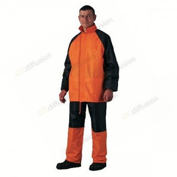 Ensemble de pluie imperméable Coverguard MO50775 Orange.