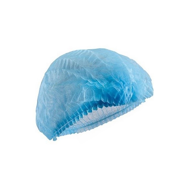 Charlotte jetable élastique PBV CHA-WSE Bleu. Vu de profil
