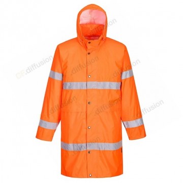 Manteau de pluie Portwest H442 Imperméable, haute visibilité Jaune fluo