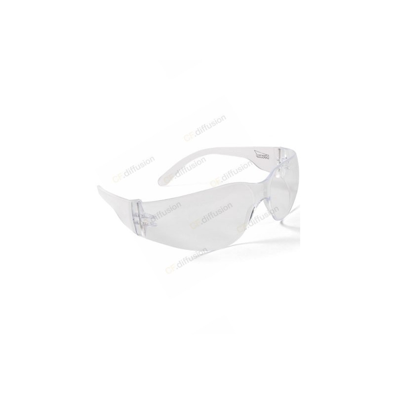 Lunettes en polycarbonate Incolore EN 166 FT classe optique 1 EN 170