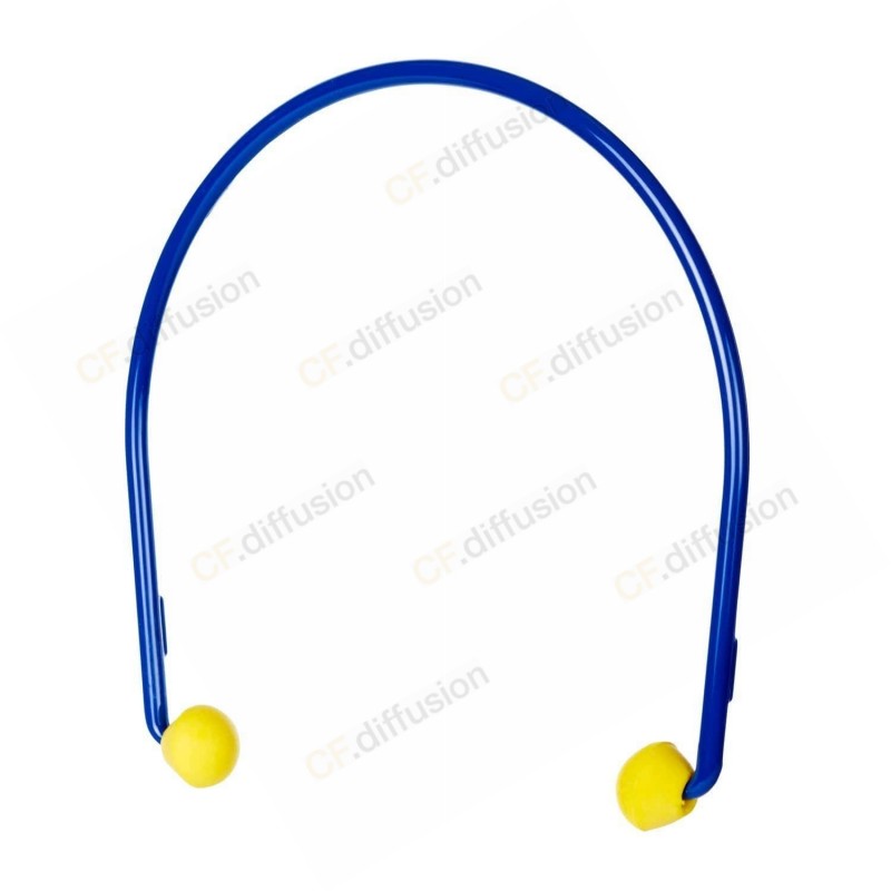 Arceau avec bouchons anti-bruit 3M - EC01000 Bleu/jaune