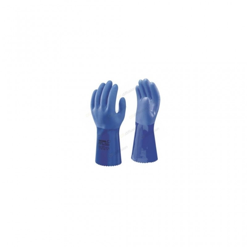 Gants PVC SHOWA PETRO 660 L.30 cm ou L.36 cm  