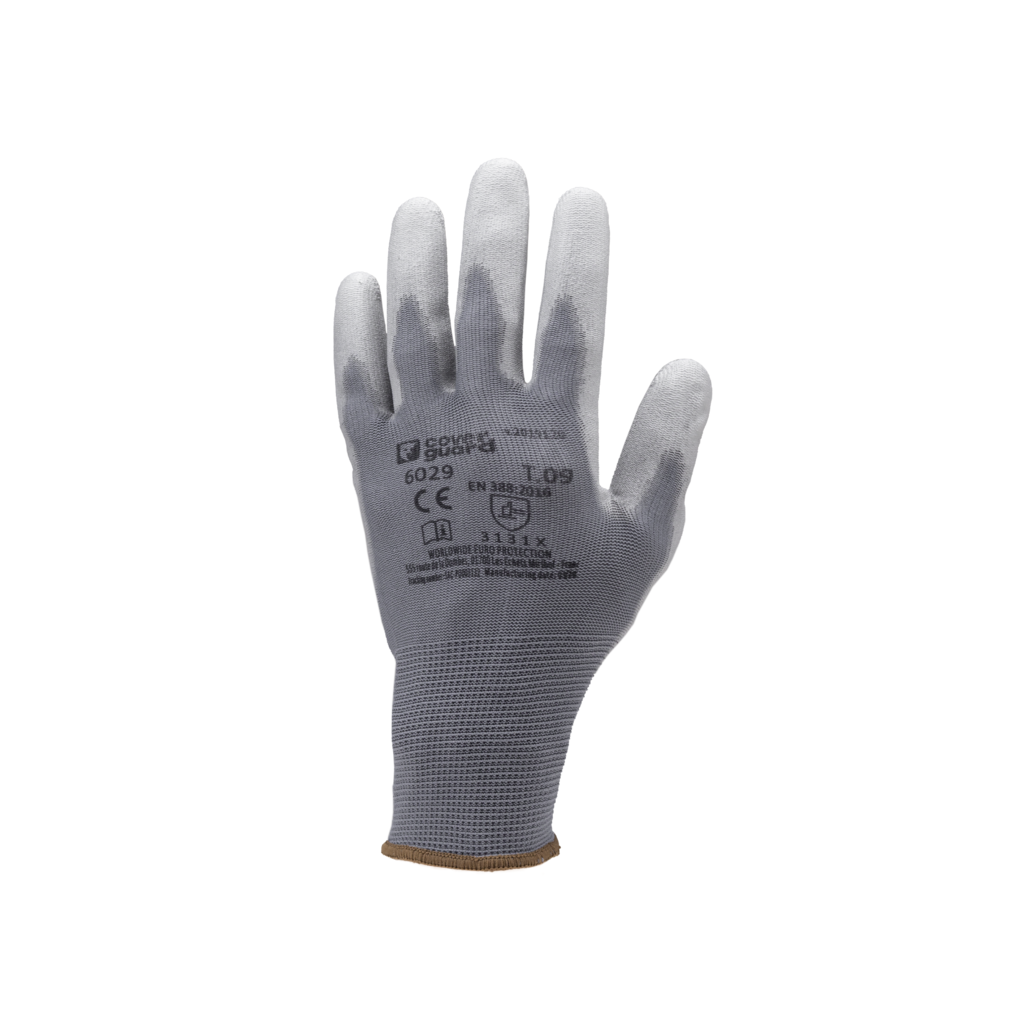 Gants de protection PU blancs