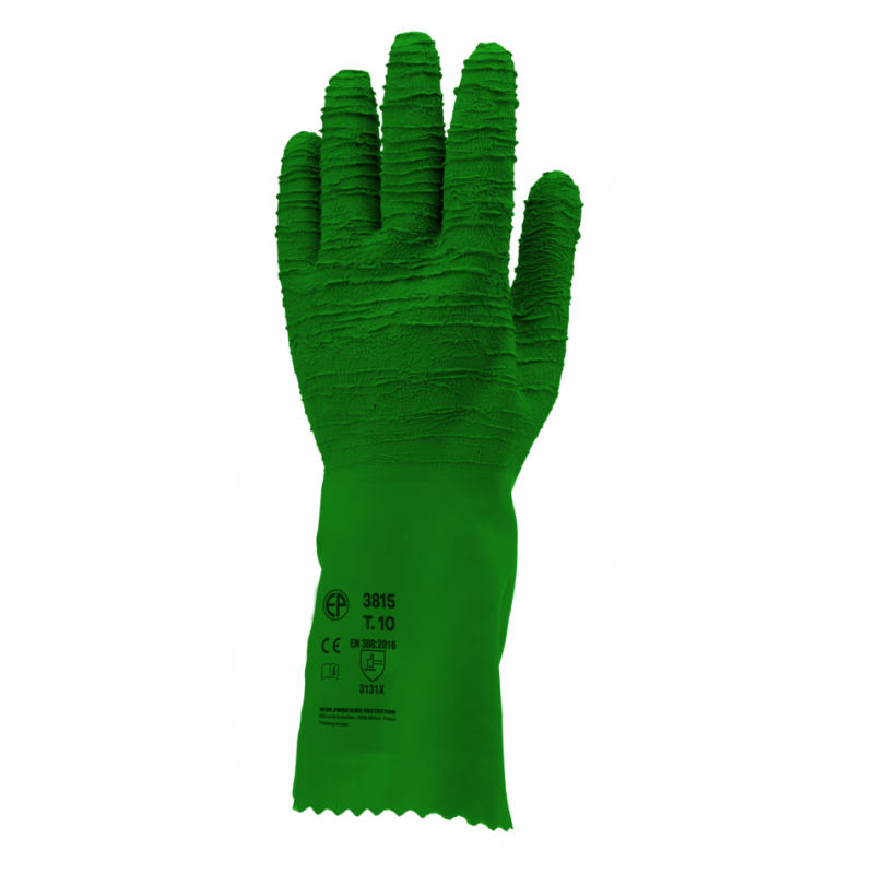 GANTS COTON ENDUITS LATEX CRÊPÉ L/32 CM  