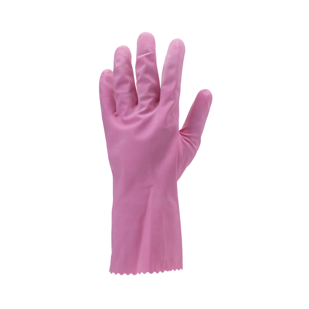 Vert-M-Gants de lavage femme épaississement PVC ménage nettoyage  imperméable à l'eau protège - mains latex durable lavage linge brosse bol  chêne