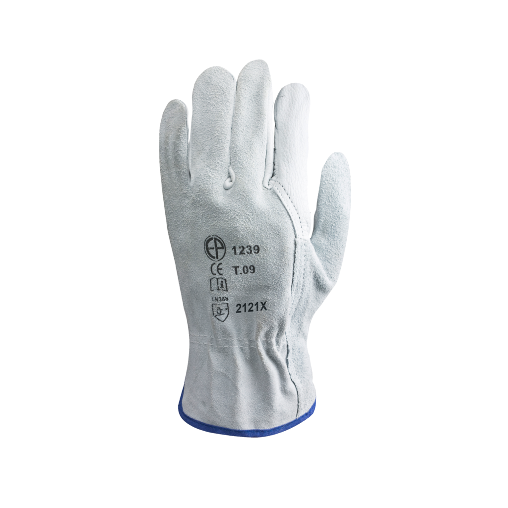 Gants travaux et manutention Pro Cuir 100% cuir pleine fleur résistant