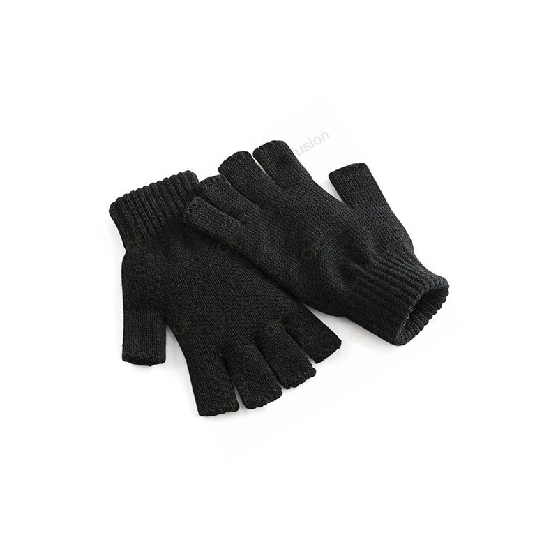 Gants Mitaines poignets côte 95% acrylique 5 % élasthanne