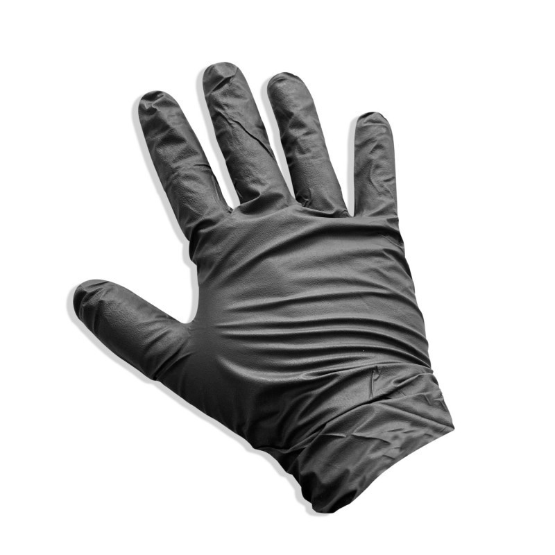 Gants à usage unique en nitrile ACTIVE GEAR D3620 Noir