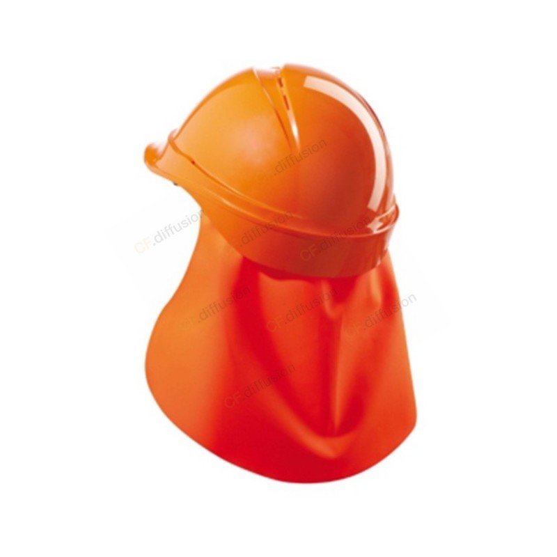 Protège-nuque en PVC  pour casque de chantier MSA