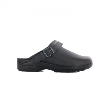 Sabot de travail antidérapant SRC NORDWAYS MADO Noir. Vu de profil