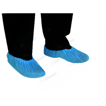 Couvre chaussures antidérapant polypropylène bleu