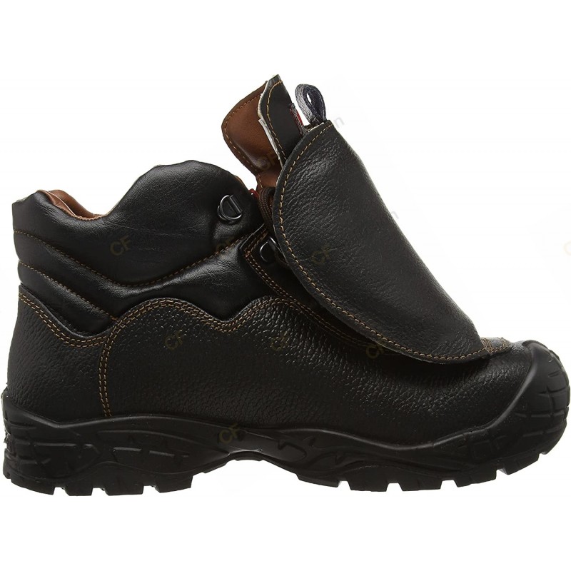 Chaussures de sécurité avec protection métatarses S3 SRC COFRA COVER Noir. Vu de côté