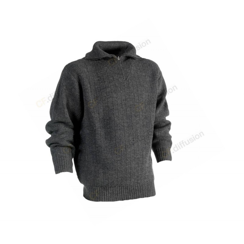 Pull-over contre le froid Herock Gris. Vu de face