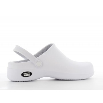 Sabot de travail professionnel SRC SAFETY JOGGER BESTLIGHT Blanc. Vu de profil