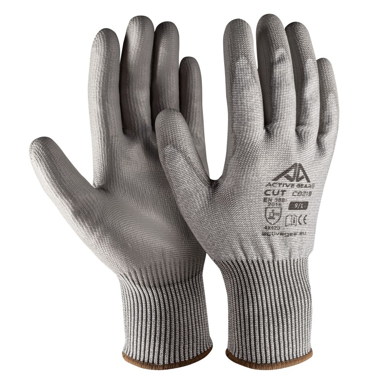 GANTS ANTI-COUPURE ÉLEVÉE INDICE 4X43D ENDUCTION POLYURÉTHANE