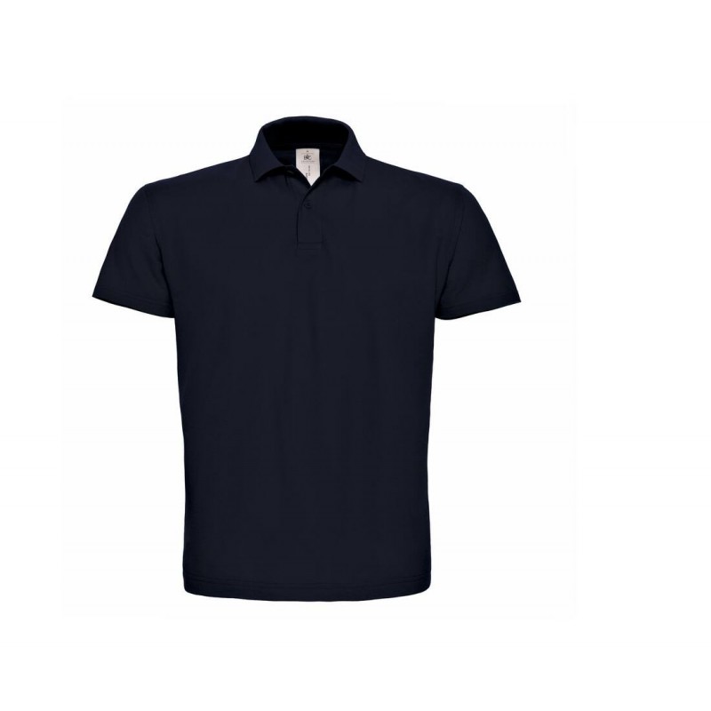 Polo homme manches courtes B&C Marine. Vu de face