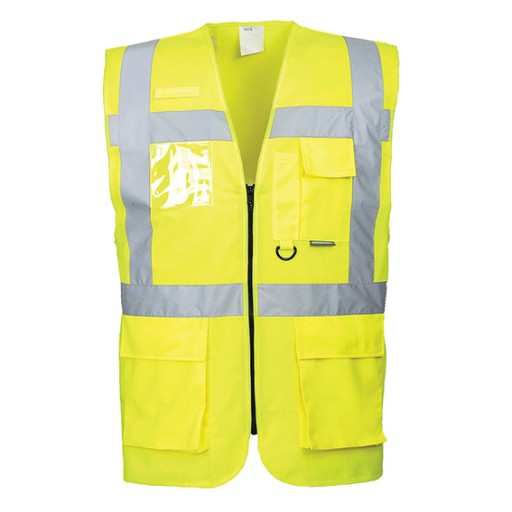 GILET MULTIPOCHES FLUO ATEX