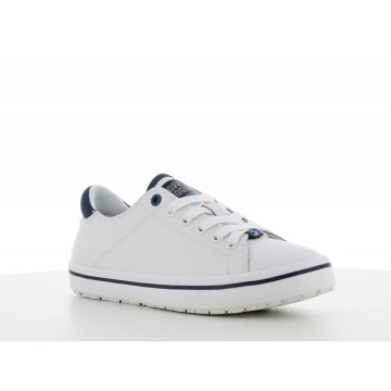 PAOLA - Basket en cuir marine