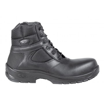 Chaussures de sécurité montantes SRC HRO COFRA SECURITY Noir. vu de côté