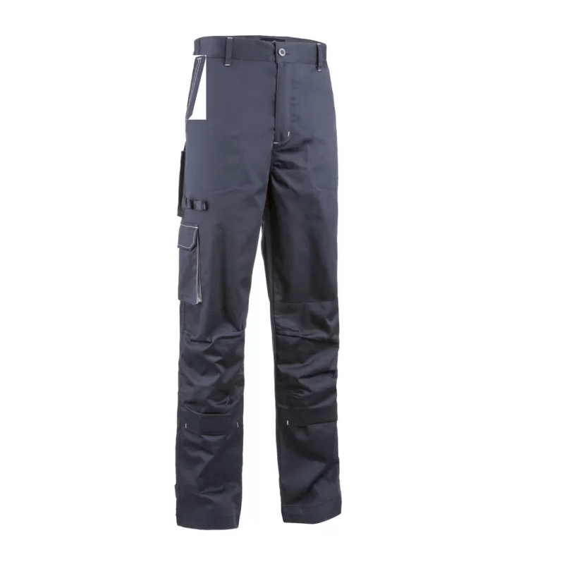 Pantalon de travail Coverguard 5NAP050 Marine. Vu de face