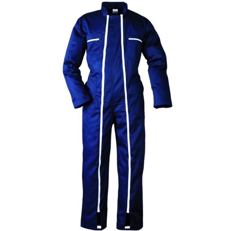 Combinaison de travail Coverguard MO74560 Marine. Vu de face