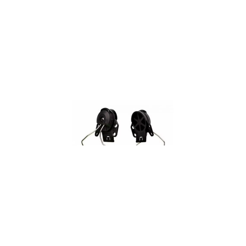 Coquilles anti-bruit haute visibilité monté sur casque 3M - H540P3E