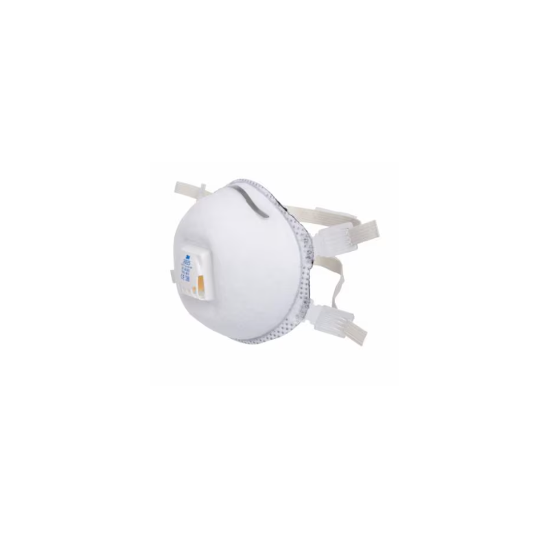 MASQUE DE PROTECTION COQUE 3M POUR FUMEES ET OZONE + SOUPAPE COOL FLOW SPECIAL SOUDAGE. Vu de profil