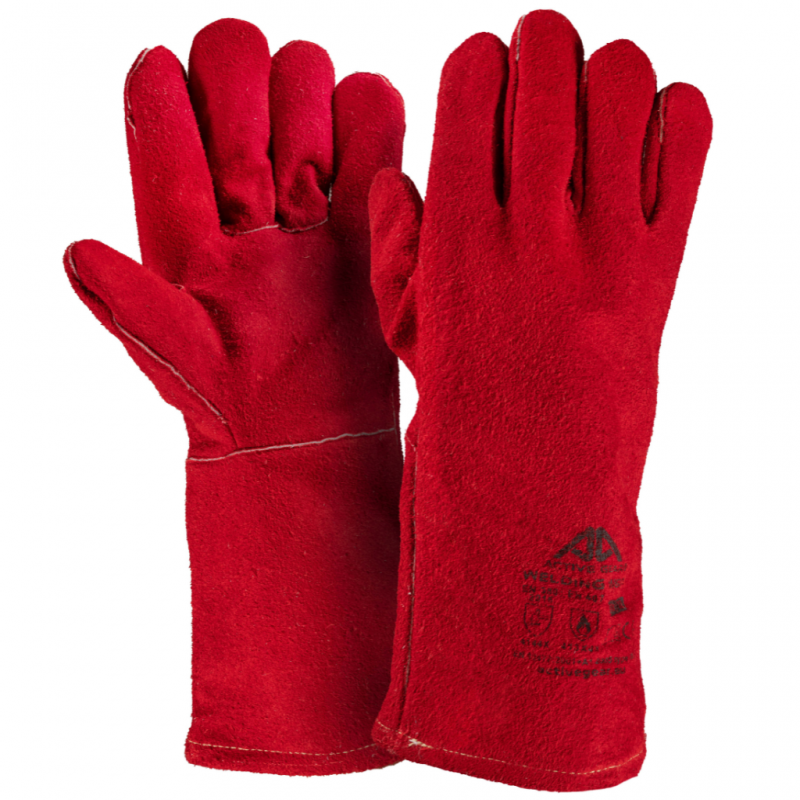 Gants de protection spécial soudeur et métallurgie PORTWEST A500 Rouge