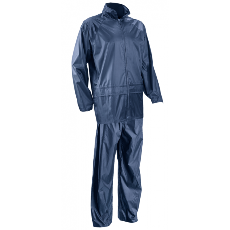 Ensemble de pluie imperméable Coverguard 5PLS120 Marine. Vu de face