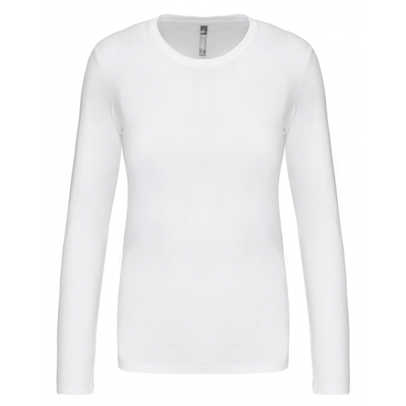 Tee shirt coton femme manches longues hotsell