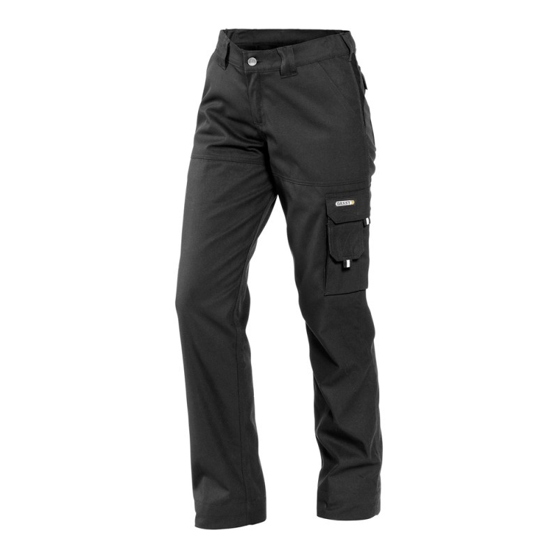 Pantalon femme Dassy BOSTON Noir. Vu de face