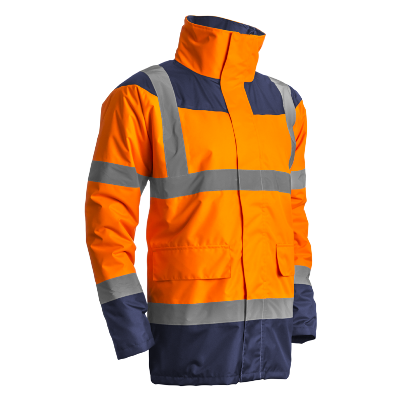 Parka haute visibilité, spécial intempéries Coverguard 7KETO Orange fluo