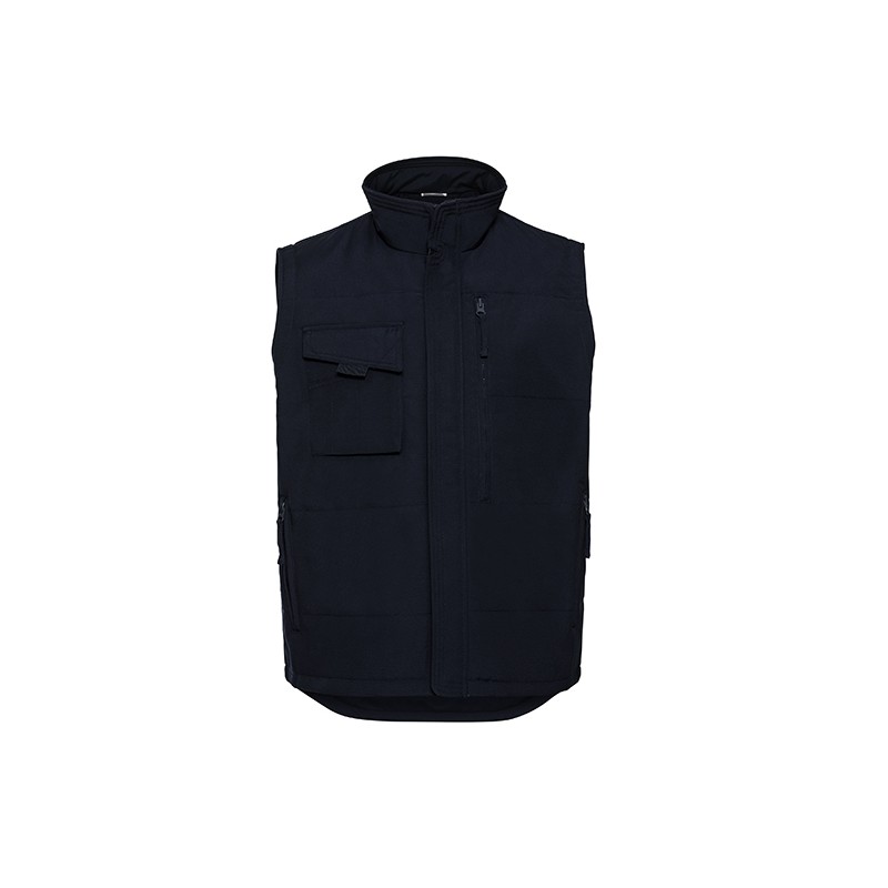Bodywarmer multipoches I SHOP TEAM - Z014 Marine. Vu de face