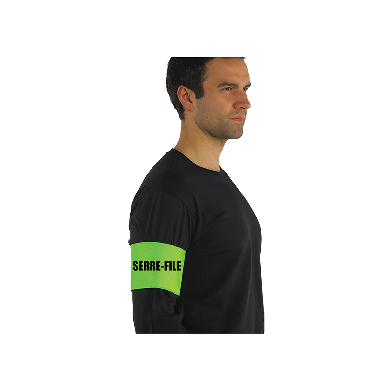 Brassard haute visibilité spécial S.S.T Vert fluo