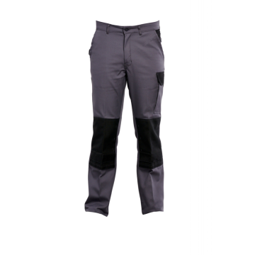 Pantalon 100% free métal PBV 01TYCGN2 Gris / Noir. Vu de face