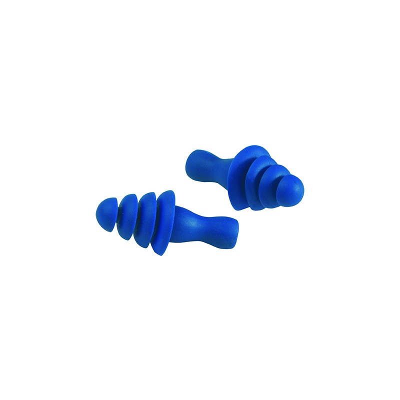 Bouchons anti-bruit 26 dB avec acier réutilisable COVERGUARD MO30211 Incolore