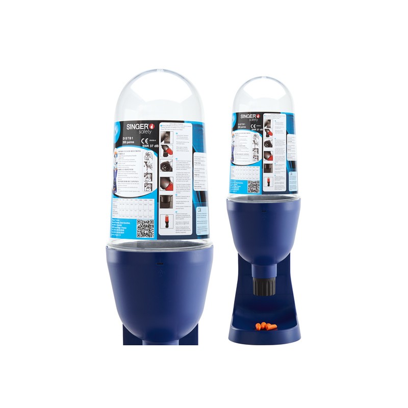 Distributeur de bouchons d'oreille SINGER SAFETY - DISTB Incolore