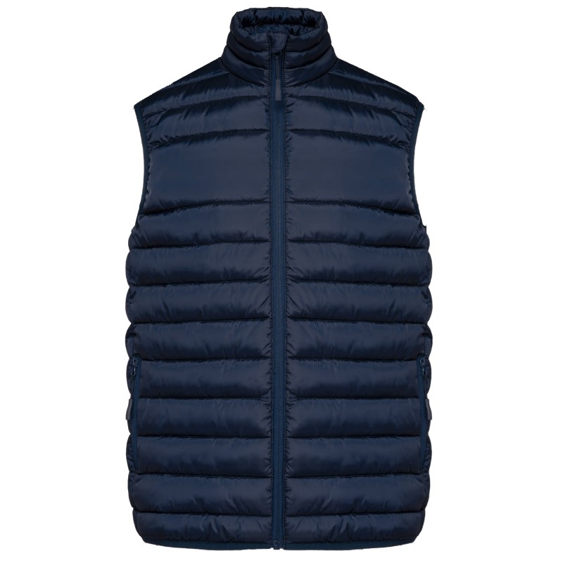 Bodywarmer matelassé résistant TOP TEX - K6172 Marine. Vu de face