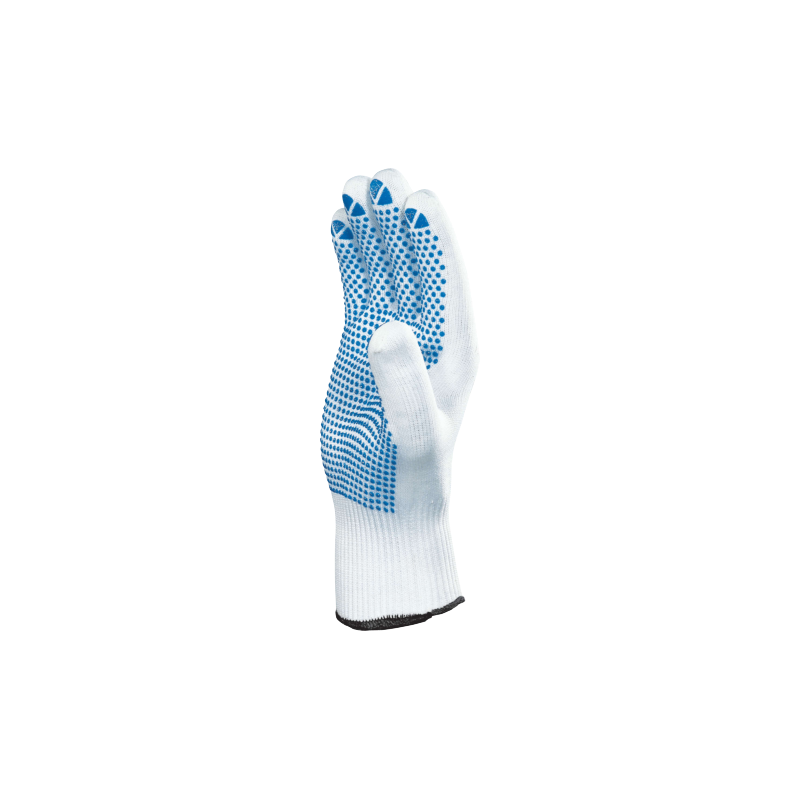 Gants mécaniques avec picots DELTA PLUS - PM160 Blanc. Vu de profil