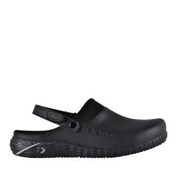 Sabot médical léger SRC ESD - Safety Jogger - DANY Noir. Vu de côté