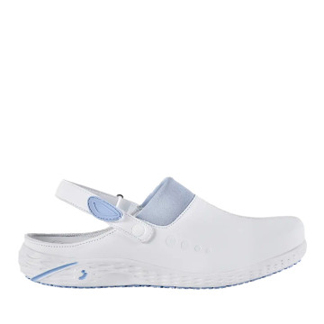 Sabot médical léger SRC ESD - Safety Jogger - DANY Bleu. Vu de côté