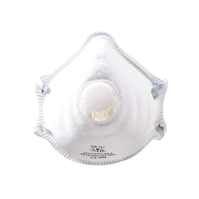 Demi-masque en polypropylène non tissée COVERGUARD MO23216 Blanc