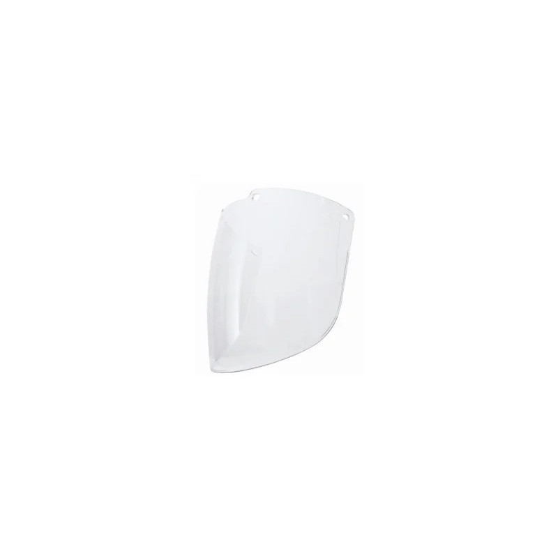 Visière en polycarbonate pour casque à cliquet HONEYWELL - 1031743. Vu de face