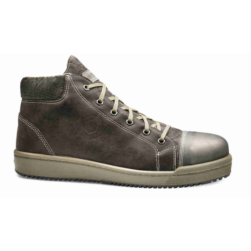 Chaussures de sécurité haute S3 SRC BASE PROTECTION - OAK. Vu de face