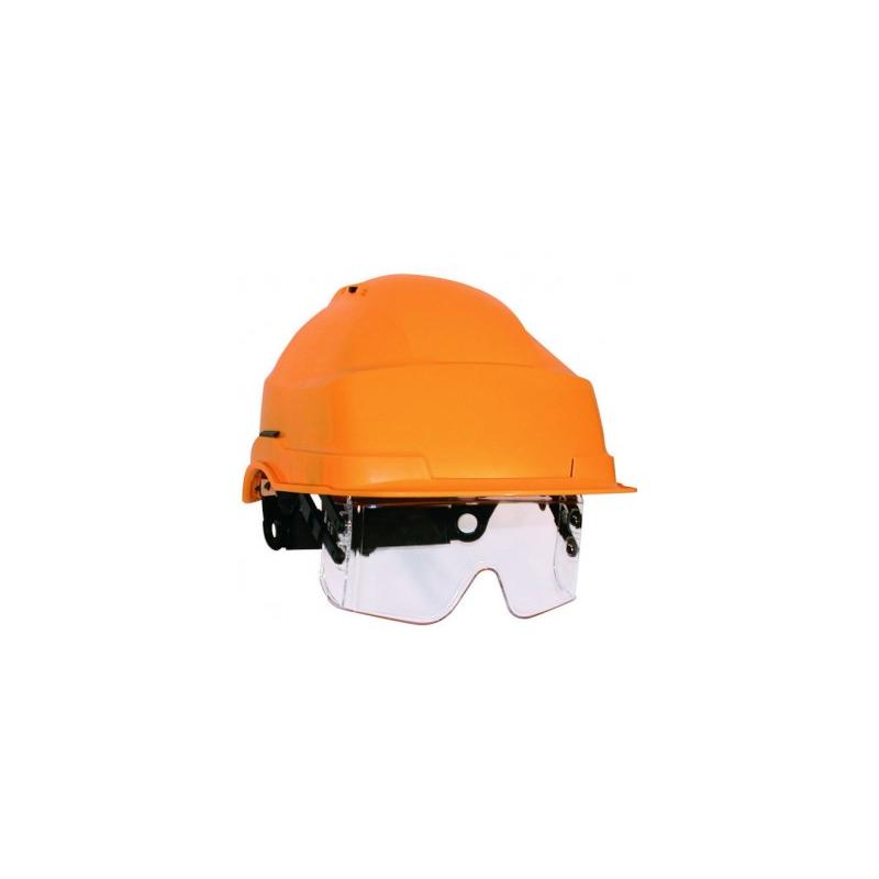 Casque IRIS2 + Lunette/masque intégrée sous visière Orange
