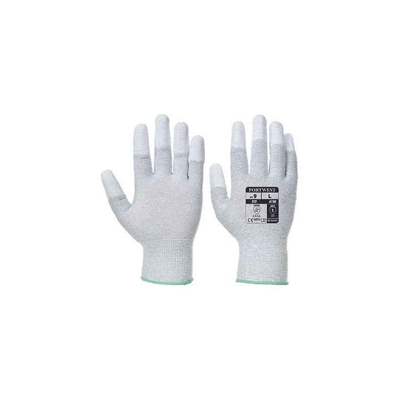 Gants antistatiques ESD doigts enduits PU