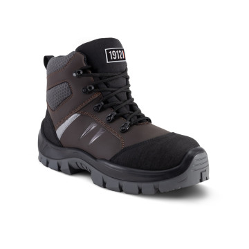 Chaussure de sécurité haute S3 SRC GASTON MILLE - HOT CUMIN Gris/noir