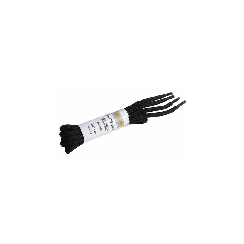 Lacets de 100 cm ignifugé pour chaussures de sécurité RS GROUP -  6006-100 Noir