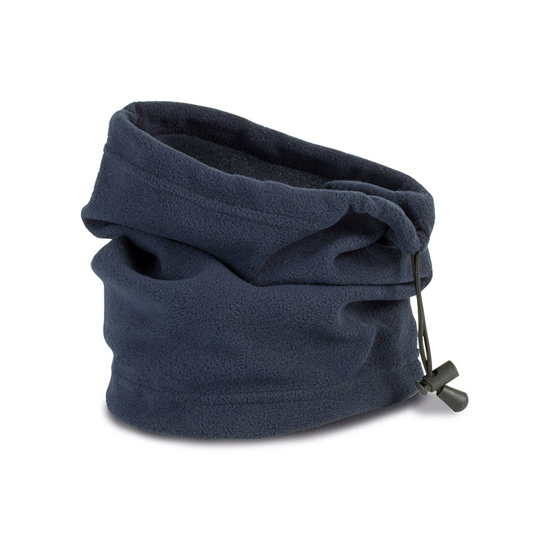 Tour de cou réglable en polaire anti-peluche marine – K-UP KP881