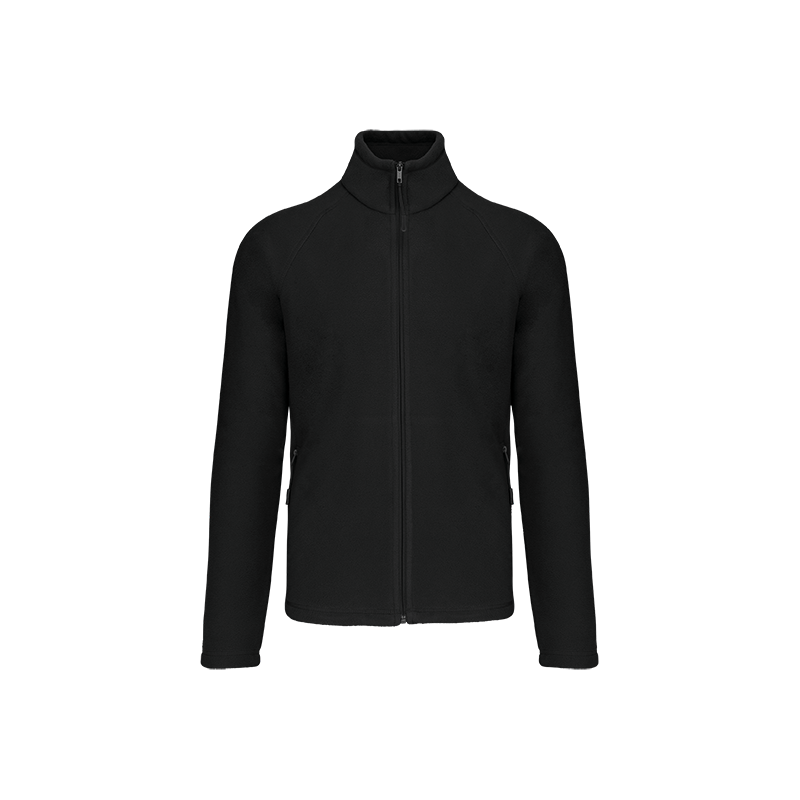 Veste micropolaire zippée lourde KARIBAN K917 – Noir | Confort, chaleur et résistance